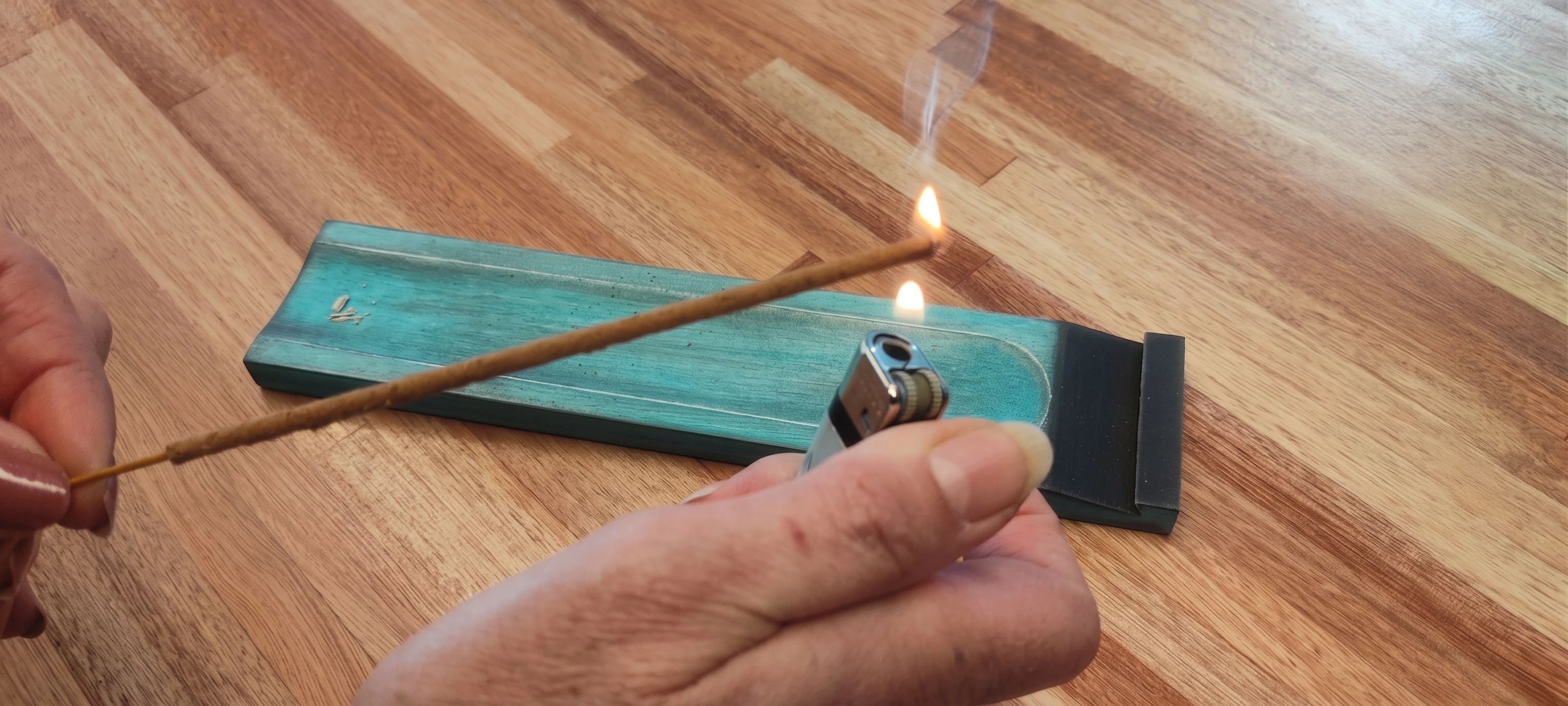 Encendido del sahumerio